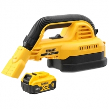 Pachet DeWalt  DCV517N + DCB184 XR - Aspirator particule umed-uscate, 50 mbar + Acumulator, Li-Ion, 18 V, 5 Ah