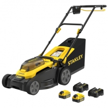 Stanley - SCMWP3701M2 - Masina de tuns iarba cu 2 acumulatori, Li-Ion, 18 V, 4 Ah, 37 cm, 45 l
