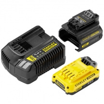 Stanley  SFMCB121D1 - Set 1 acumulator si incarcator, Li-Ion, 18 V, 2 Ah