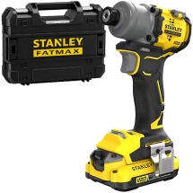 Stanley - SFMCF830D1T - Masina de insurubat cu impact cu 1 acumulator, Li-Ion, 18 V, 2 Ah, 203 Nm, -, valiza speciala