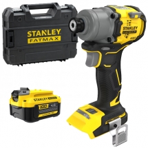 Stanley - SFMCF830M1T - Masina de insurubat cu impact cu 1 acumulator, Li-Ion, 18 V, 4 Ah, 203 Nm, -, valiza speciala