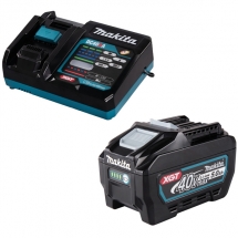 Makita - PSK XGT - Set 1 acumulator si incarcator, Li-Ion, 40 V, 5 Ah, incarcare rapida