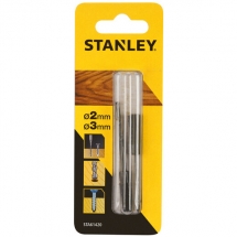 Stanley - STA61420-XJ - Set burghie lemn cu varf ascutit, 2-3  mm, tija hexagonala, 2 bucati