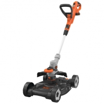 Black & decker  STC1820CM - Trimmer gazon cu 1 acumulator, Li-Ion, 18 V, 2 Ah, 280 mm, cap cu fir
