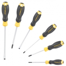 Stanley - CUSHION GRIP - Set surubelnite cu profil PZ si plat, 6 bucati