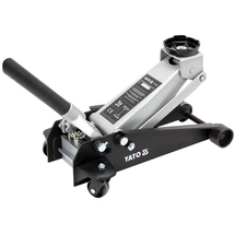 Yato  YT-17211 - Cric auto hidraulic tip crocodil, 465 mm, 3 T, roti de transport