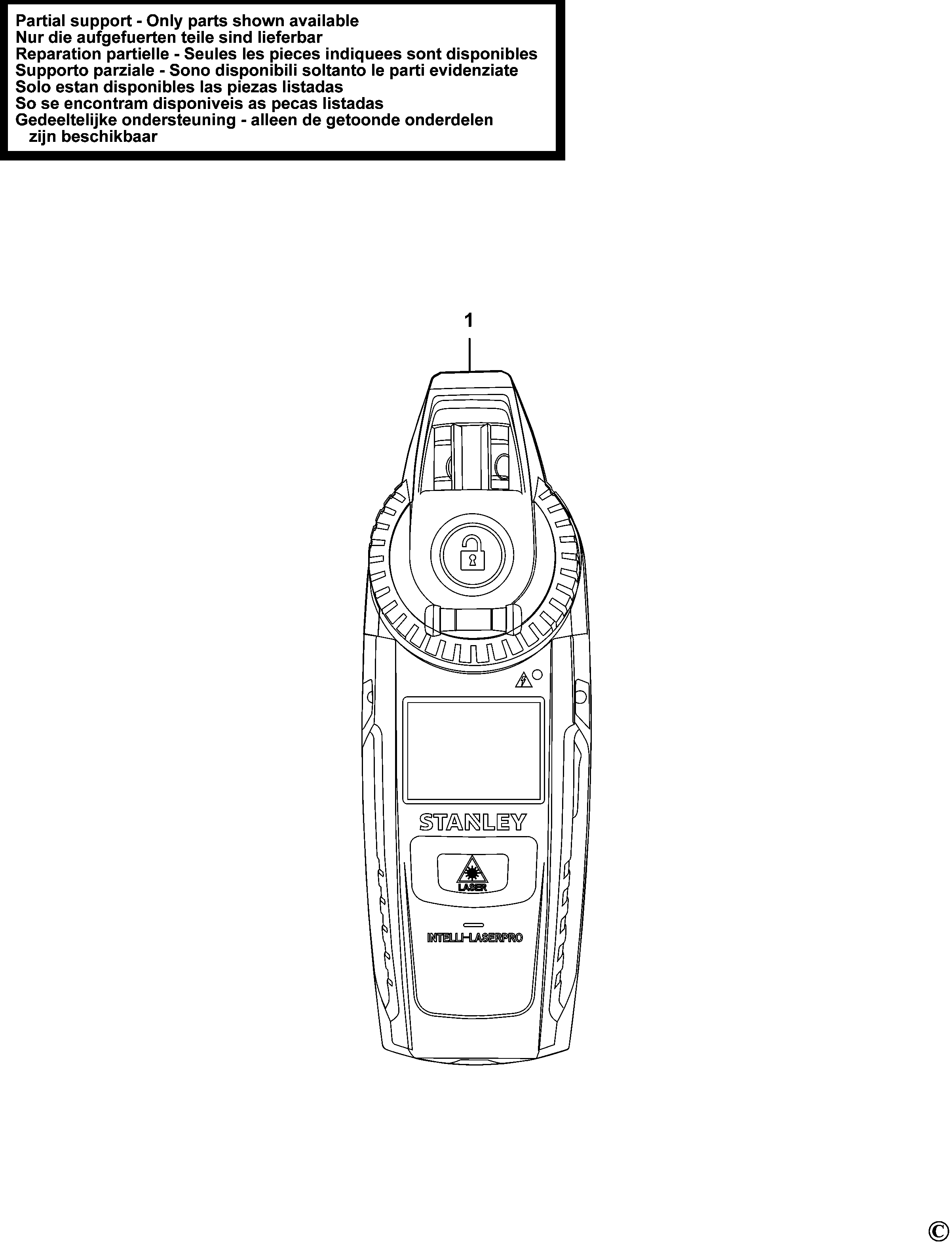 LASER STANLEY 0-77-260 Type 1