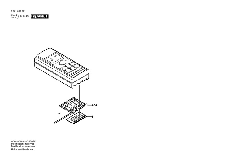 TELEMETRU  (0601098281)  
HD360 / 6 V /GB
