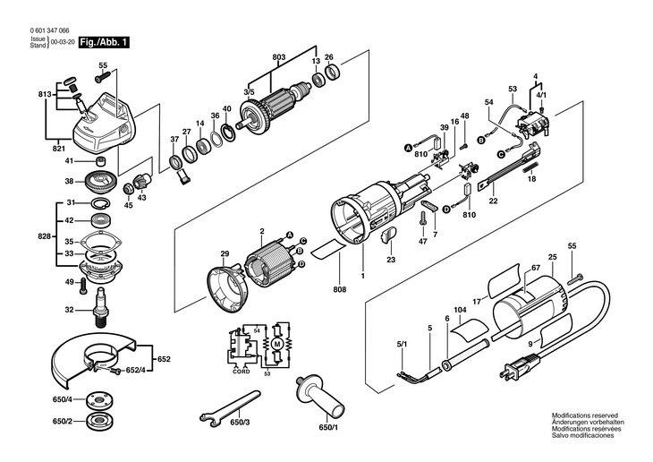 POLIZOR UNGHIULAR  (0601347066)  1347 A / 120 V /USA