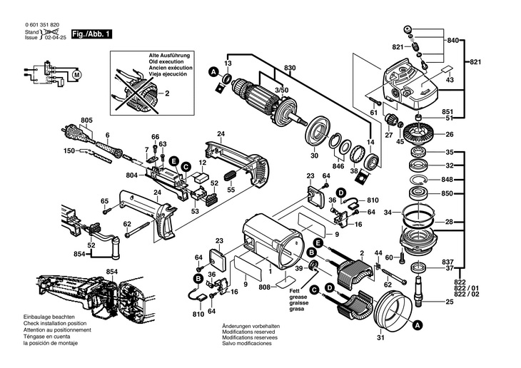 POLIZOR UNGHIULAR  (0601351820)  GWS 2000180 J / 230 V /EU