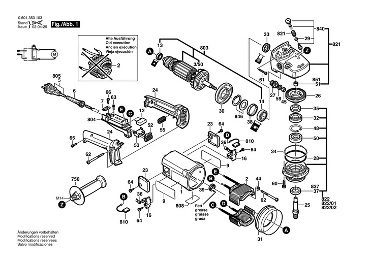 POLIZOR UNGHIULAR  (0601353103)  GWS 21 U / 230 V /EU