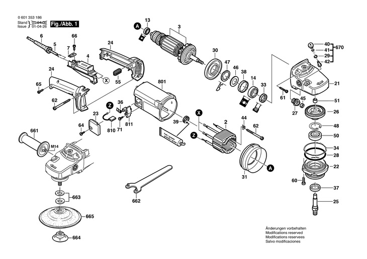 POLIZOR UNGHIULAR  (0601353186)  GWS 18 U / 127 V /SAM