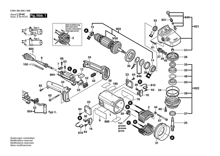 POLIZOR UNGHIULAR  (0601364003)  GWS 24300 / 230 V /EU