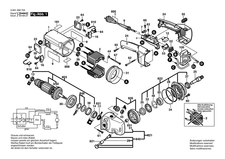 MASINA DE FREZAT CANELURI  (0601368703)  GNF 65 A / 230 V /EU