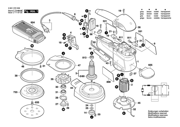 SLEFUITOR CU EXCENTRIC  (0601372539)  3725 DVS / 115 V /USA