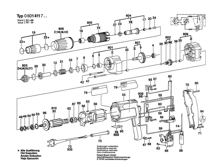 MASINA DE GAURIT/INSURUB  (0601411703)  ELECTRONIC / 220 V /EU