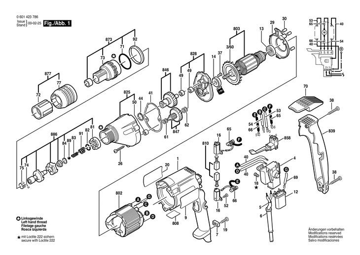 MASINA DE INSURUBAT  (0601423786)  GSR 640 TE / 240 V /AUS