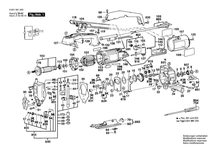 FERASTRAU VERTICAL  (0601581203)  GST 60 PB / 230 V /EU