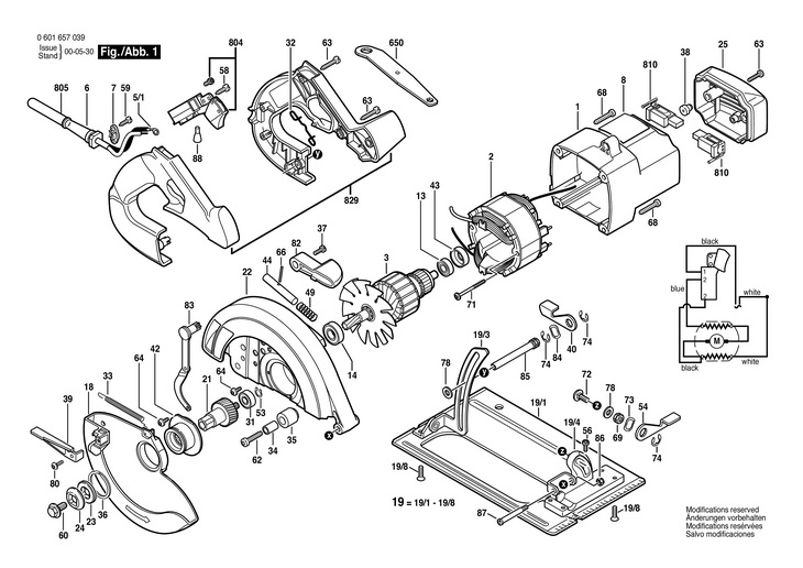 GW FERASTRAU CIRCULAR  (0601657039)  1657 / 115 V /USA