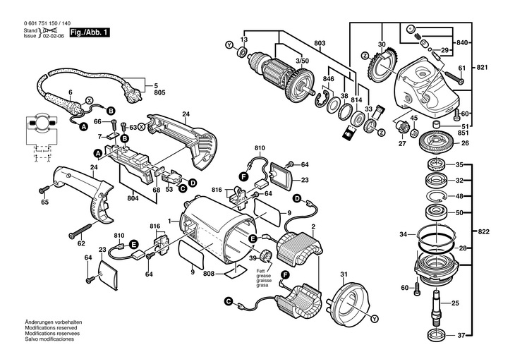 POLIZOR UNGHIULAR  (0601751150)  GWS 20180 / 230 V /I