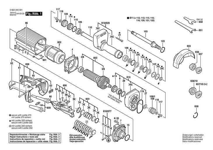 HF POLIZOR DREPT  (0602243001)   / 265 V /