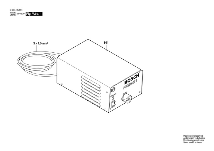 ALIMENTATOR  (0602495001)  PUCEXACT 1 / 0 V /