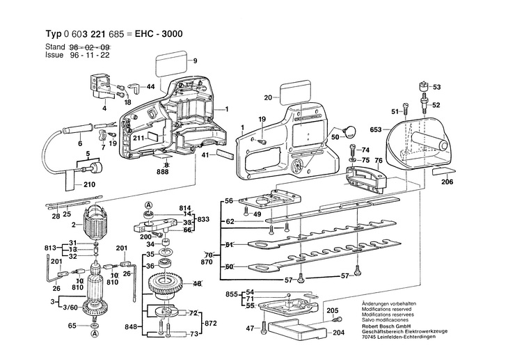 FOARFECE DE TUNS GARD VIU  (0603221685)  EHC 3000 / 115 V /USA