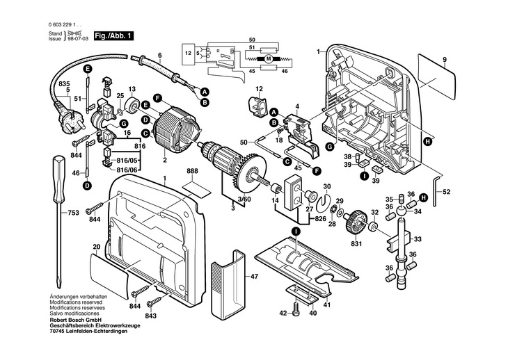 FERASTRAU VERTICAL  (0603229103)  PST 50 A / 230 V /EU