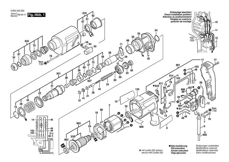 CIOCAN ROTOPERCUTOR HW  (0603243603)  PBH 20RLE / 230 V /EU