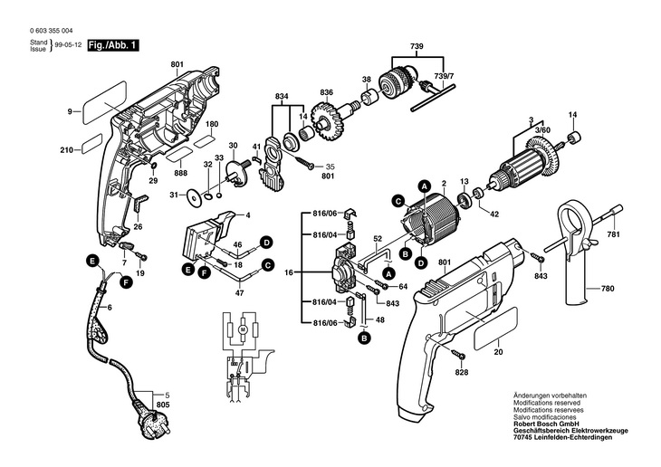 MASINA DE GAURIT PERCUTIE  (0603355004)  PSB 4002 / 230 V /RI