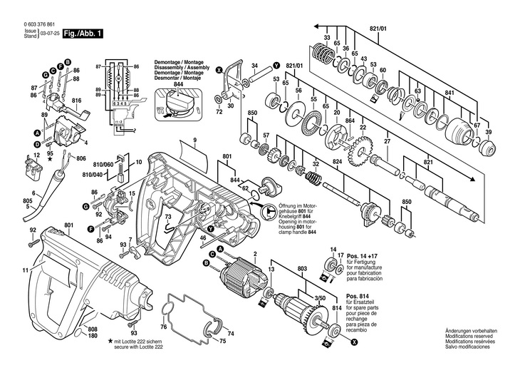 CIOCAN ROTOPERCUTOR  (0603376861)  PBH 180 RE / 230 V /F
