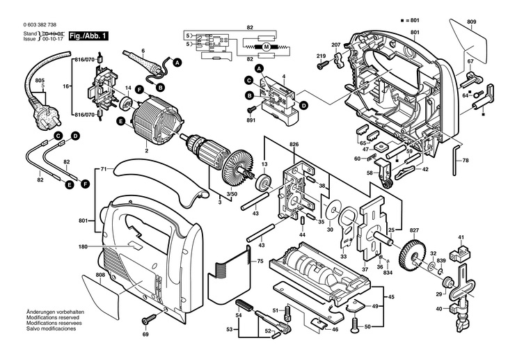 FERASTRAU VERTICAL  (0603382738)  GST 75 BE / 100 V /J