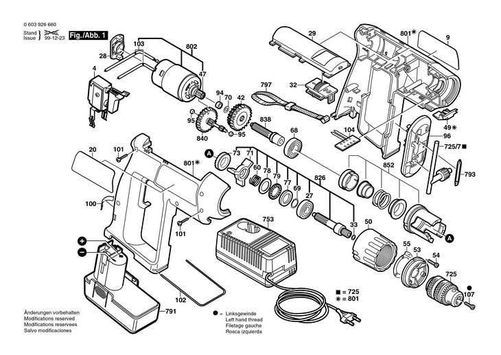 MASINA DE GAURIT CU ACU  (0603926660)  PSB 9,6 VE2 / 9.6 V /EU