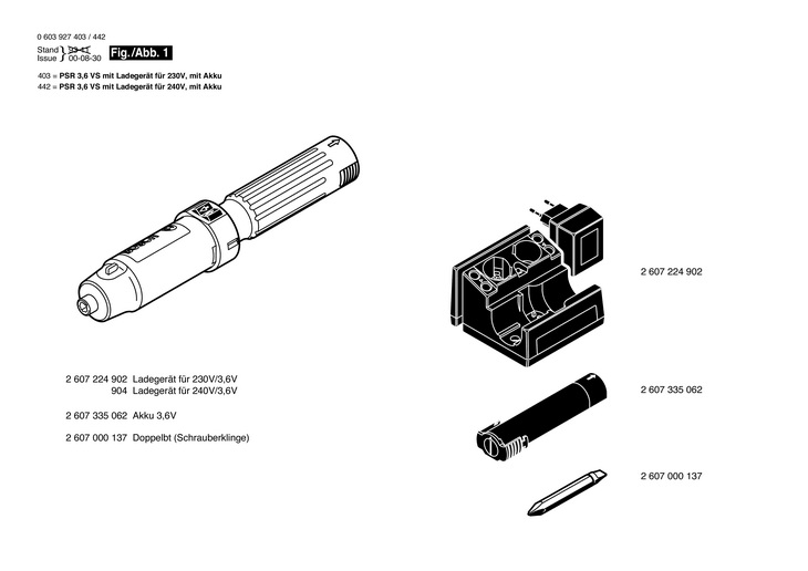 MASINA DE INSURUBAT/GAURIT CU ACUMULATOR  (0603927403)  PSR 3,6 VS / 3.6 V /EU