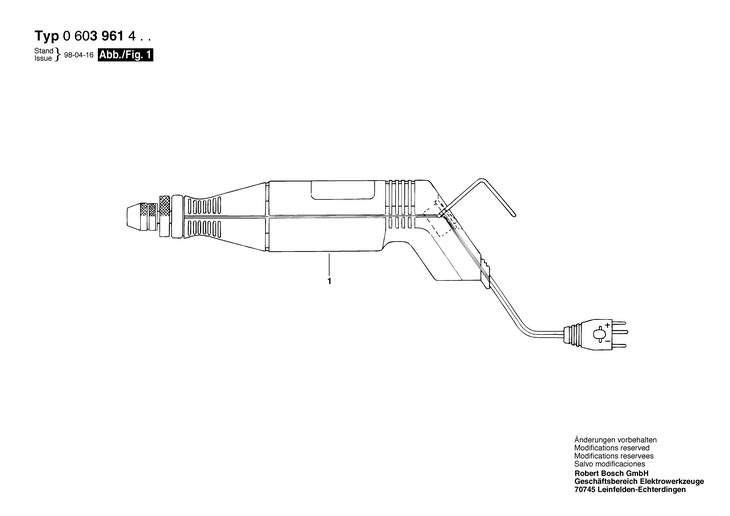 SET MASINI DE GAURIT  (0603961403)  MBM 40 / 230 V /EU