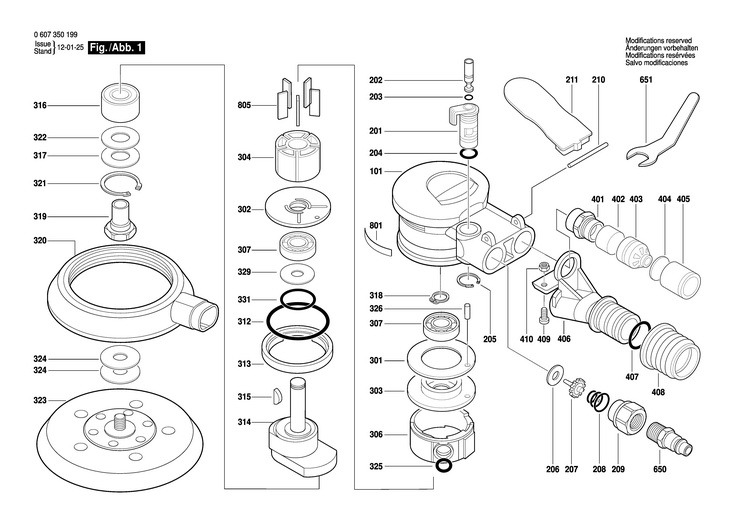SLEFUITOR CU EXCENTRIC  (0607350199)  DEX 1505 / 0 V /