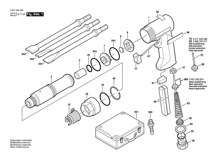 SET CIOCAN (DALTA PW)  0 607 560 505  DMH 320 / 0 V /