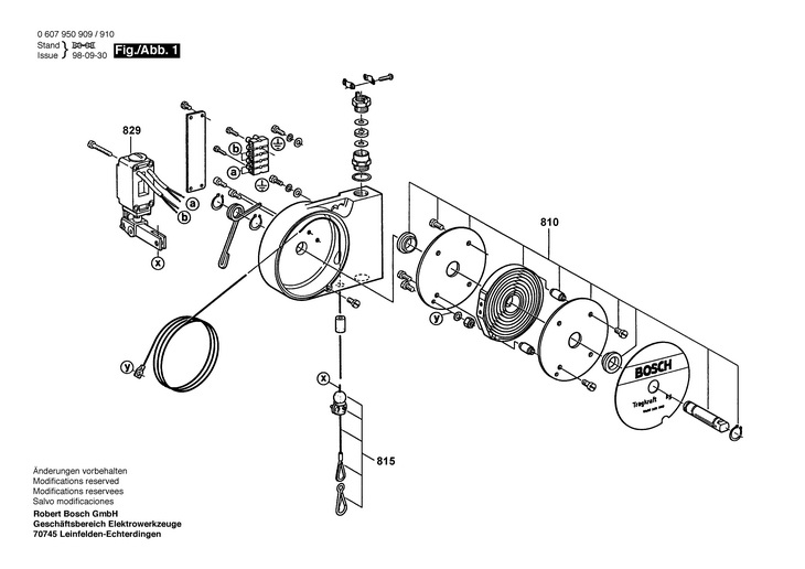 TRACTIUNE CU ARC  (0607950909)   / 0 V /