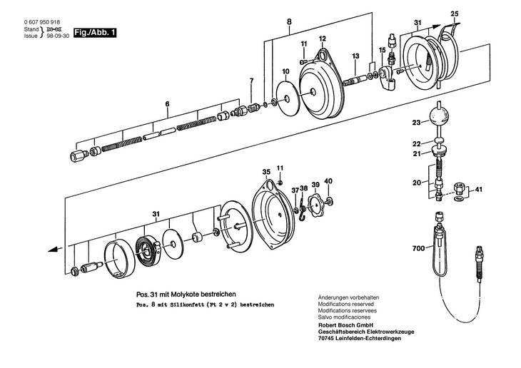 TRACTIUNE CU ARC  (0607950918)   / 0 V /