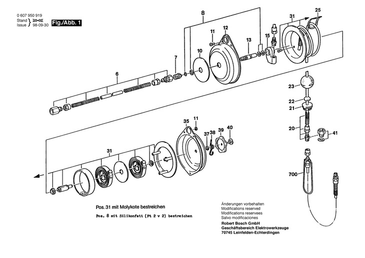 TRACTIUNE CU ARC  (0607950919)   / 0 V /