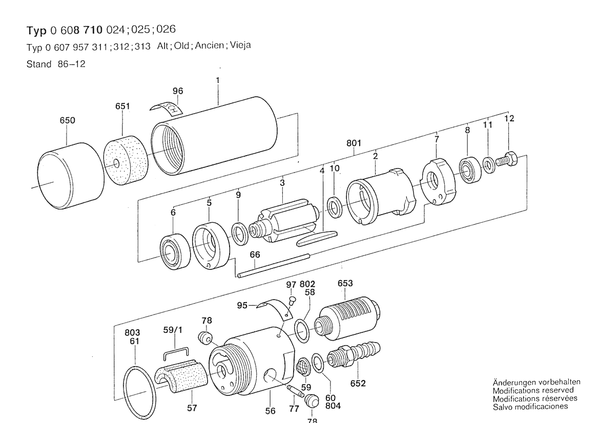 MOTOR INCORPORAT 740 WATT-SERIE
