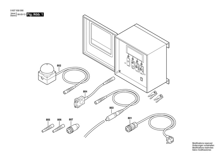 COMANDA MASINA INSURUBAT  (0607958990)   / 0 V /