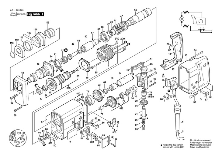 CIOCAN RAMSET442 (GW)  0 611 205 789  442 / 115 V /USA