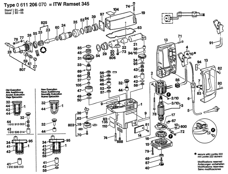CIOCAN ROTOPERCUTOR SPIT  (0611206070)  345 / 115 V /USA
