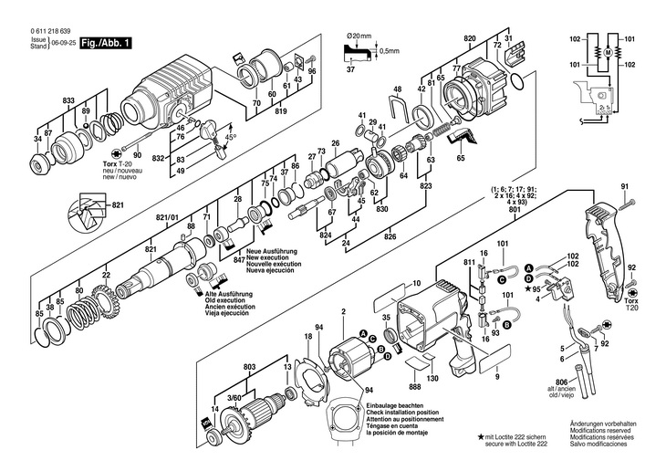 CIOCAN ROTOPERCUTOR GW  (0611218639)   / 115 V /USA
