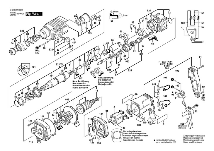 CIOCAN ROTOPERCUTOR GW  (0611221639)  11 221 DVS / 115 V /USA