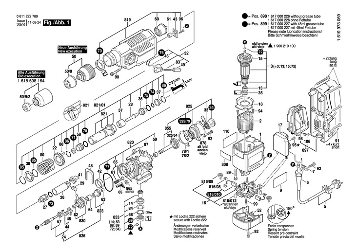CIOCAN ROTOPERCUTOR  (0611222789)  BMH 30E / 230 V /EU