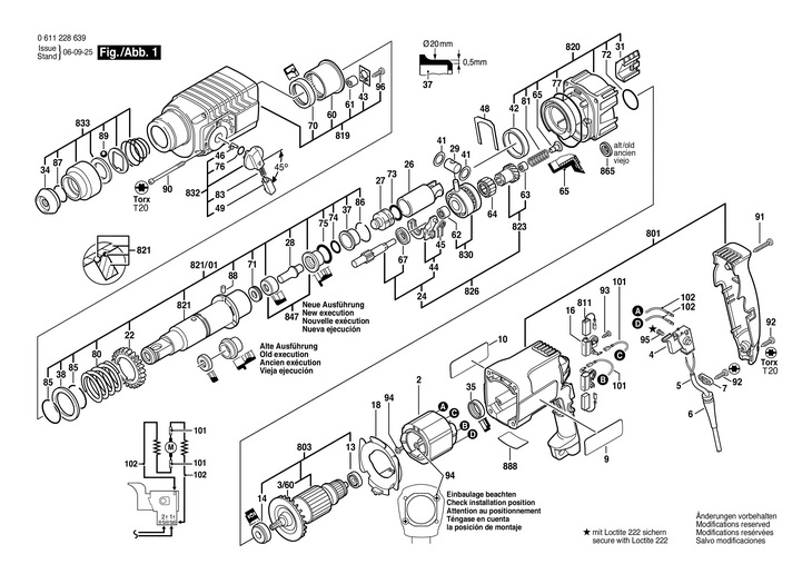 CIOCAN ROTOPERCUTOR  (0611228639)  11228 VS / 115 V /USA