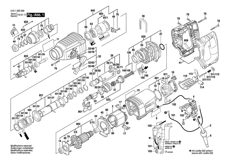 CIOCAN ROTOPERCUTOR  (0611255539)  11255 VSR / 120 V /USA