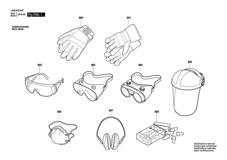 .  (1600A000WT)   / 0 V /